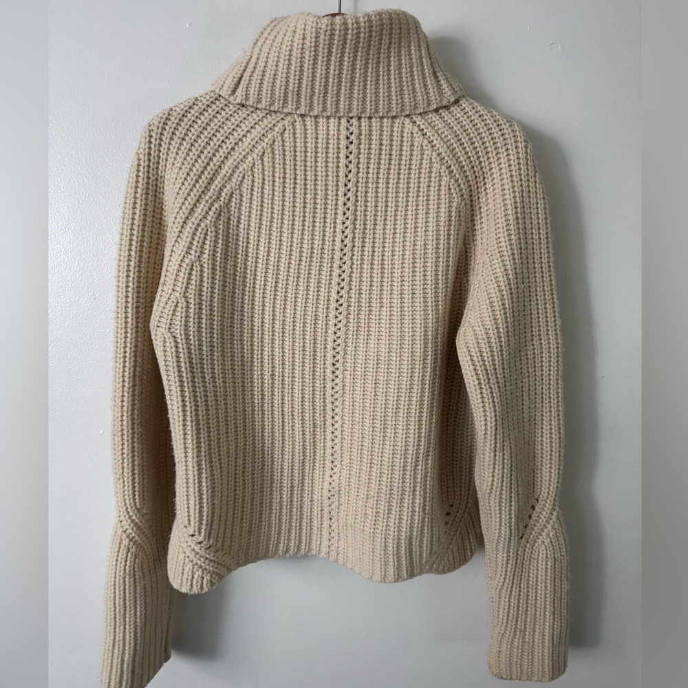 Rag & Bone M Cece Turtleneck Knit Cream Sweater - Picture 9 of 9